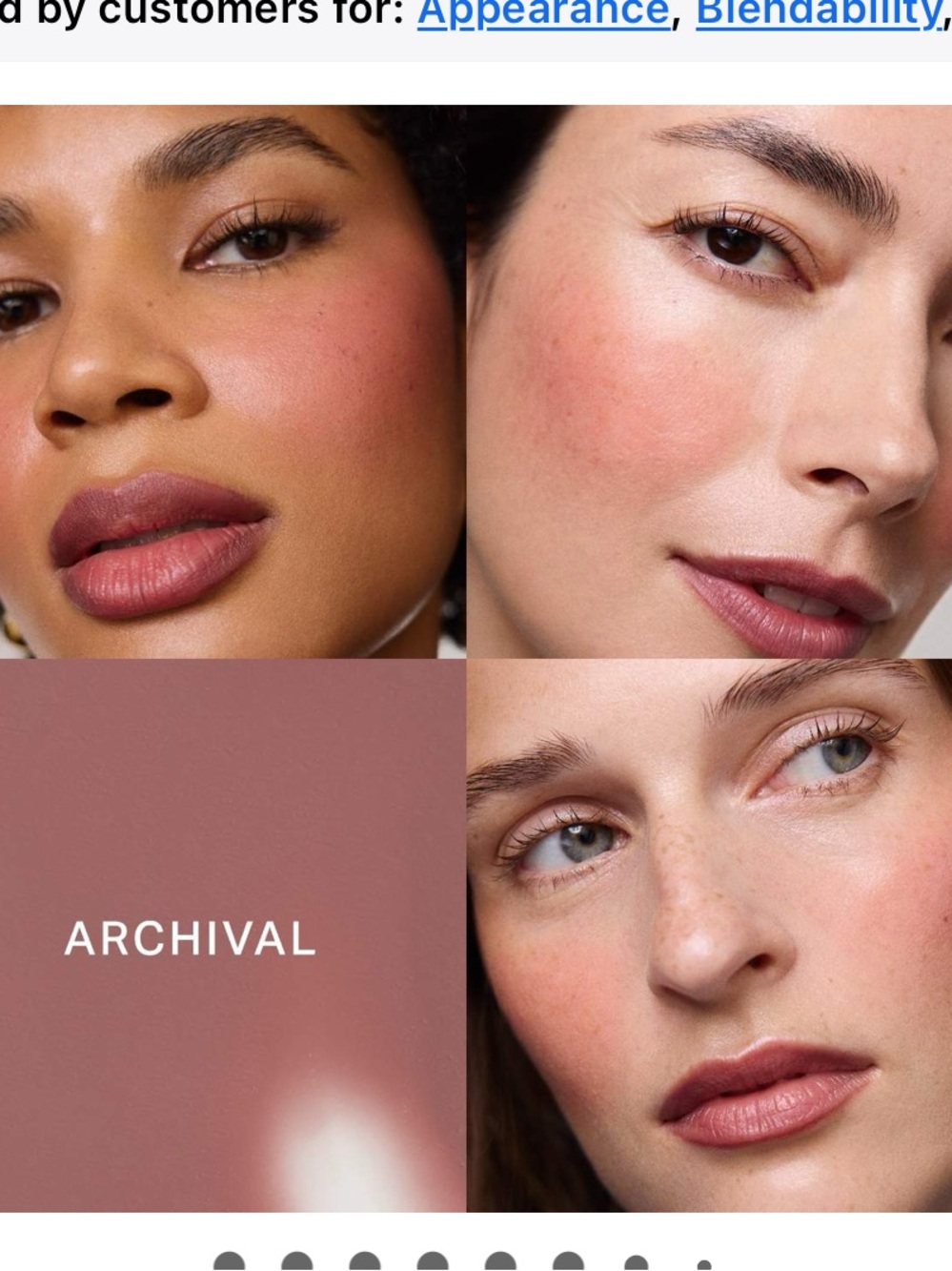 Merit Archival flush balm cream blush